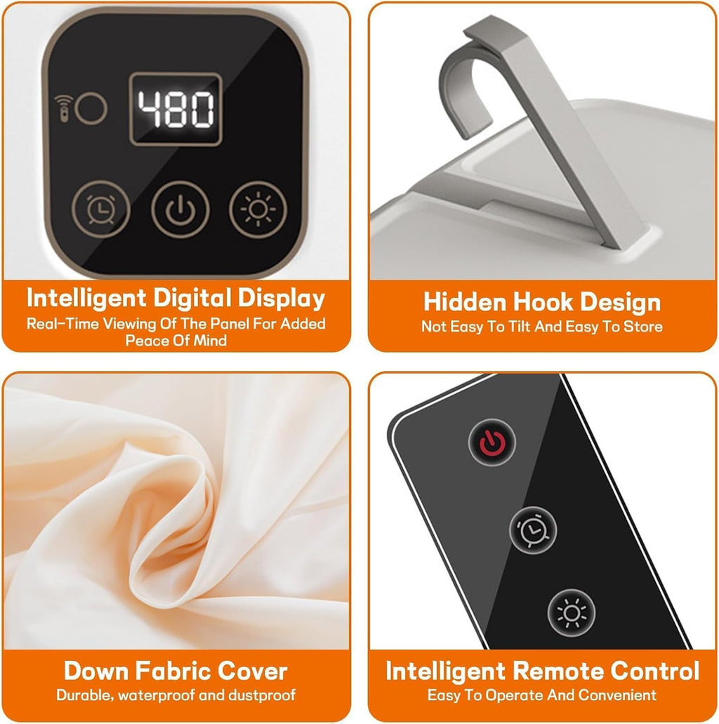Portable Electric Clothes Dryer – Fast Drying Machine with Remote