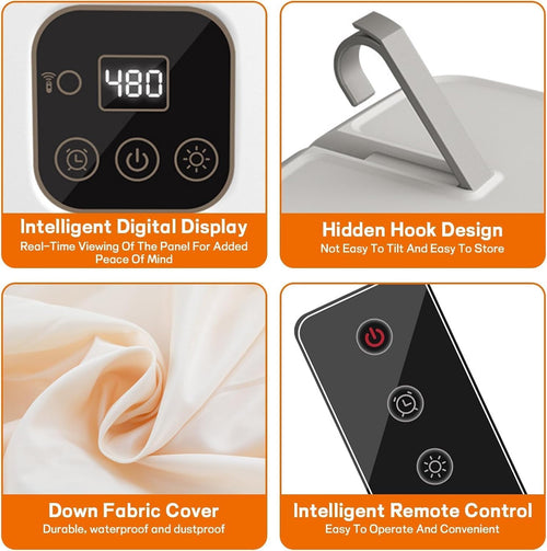 Portable Electric Clothes Dryer – Fast Drying Machine with Remote