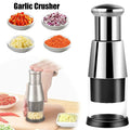 Stainless Steel Hand-Press Chopper – Garlic, Onion & Vegetable Chopper