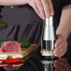 Stainless Steel Hand-Press Chopper – Garlic, Onion & Vegetable Chopper