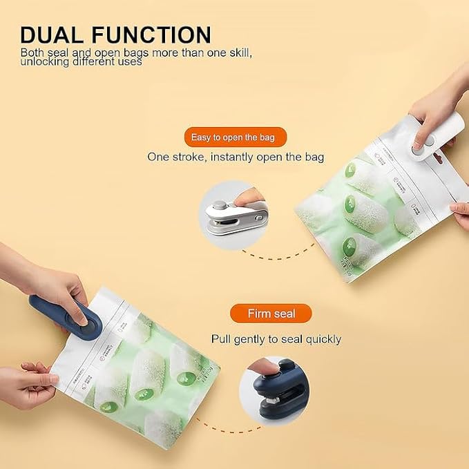 Mini Portable Bag Sealer – Heat Sealing Machine for Snacks & Food Bags