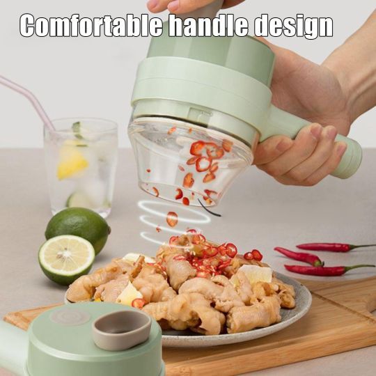 Wireless Electric Mini Chopper – USB Rechargeable Food Chopper