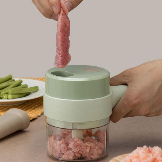 Wireless Electric Mini Chopper – USB Rechargeable Food Chopper